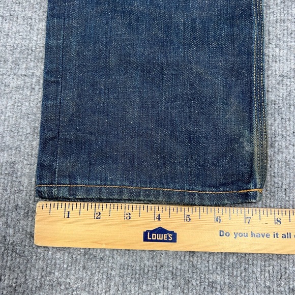 G-Star Raw Jeans Men 28x30 Dark Wash Denim Straight Originals Low Rise 5-Pockets - Picture 2 of 9